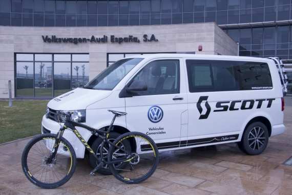 La Volkswagen Multivan Outdoor Edition cedida a Scott