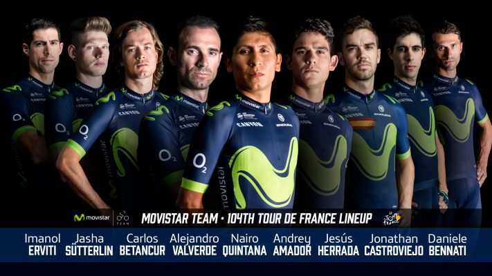 Movistar Team en el Tour 2017