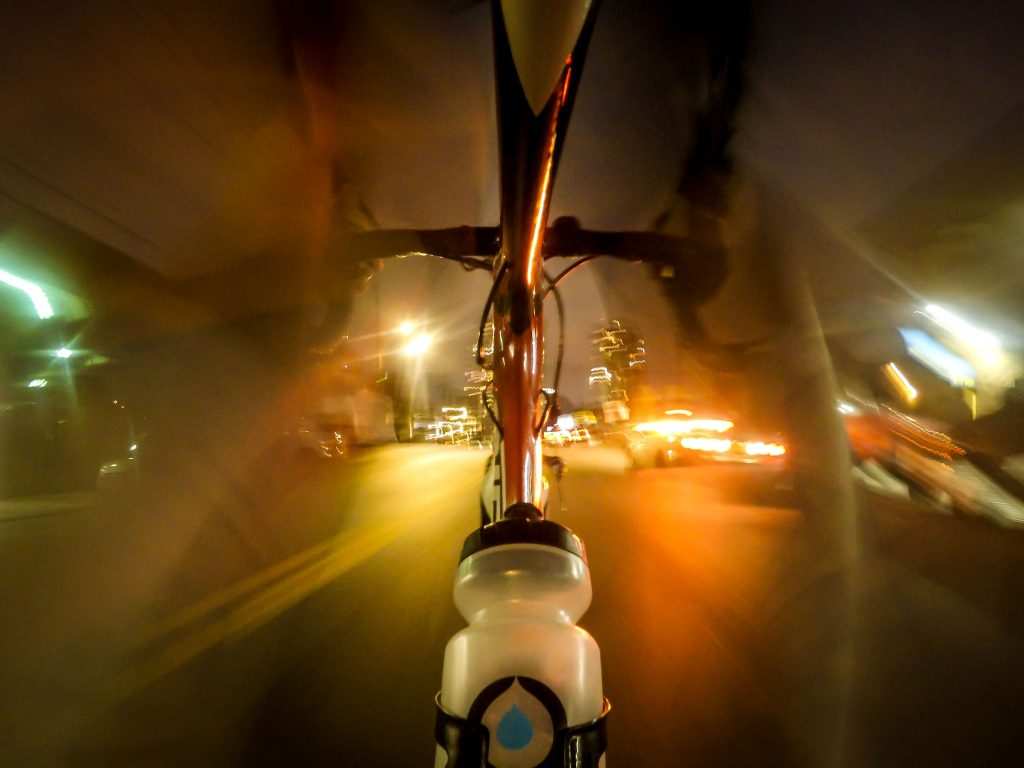Nueva York en bici de noche