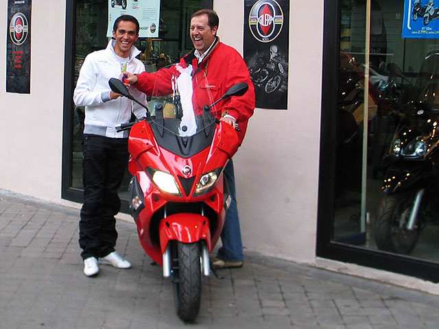 Contador en moto
