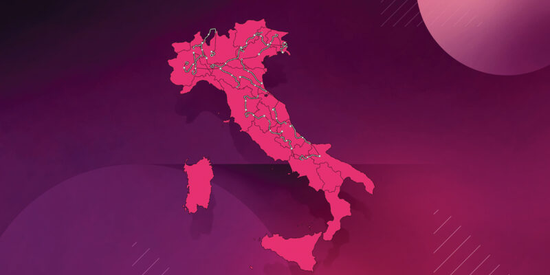 Mapa recorrido del Giro 2021