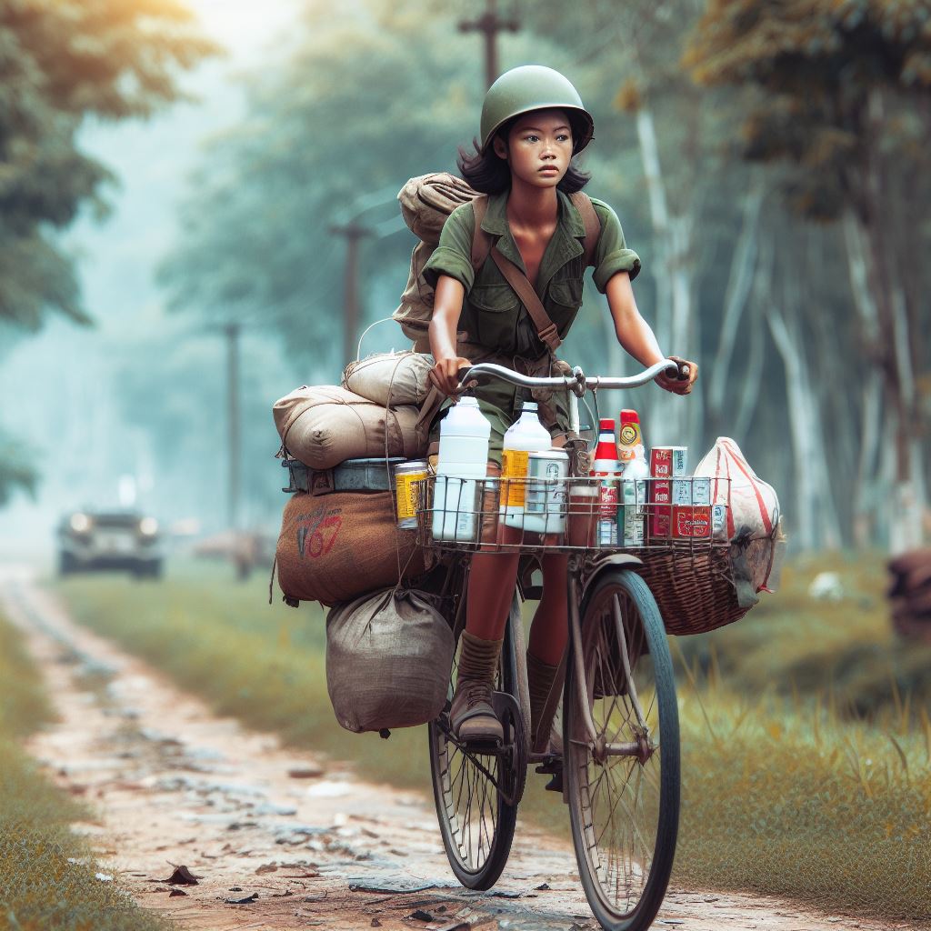 ciclista guerra vietnam